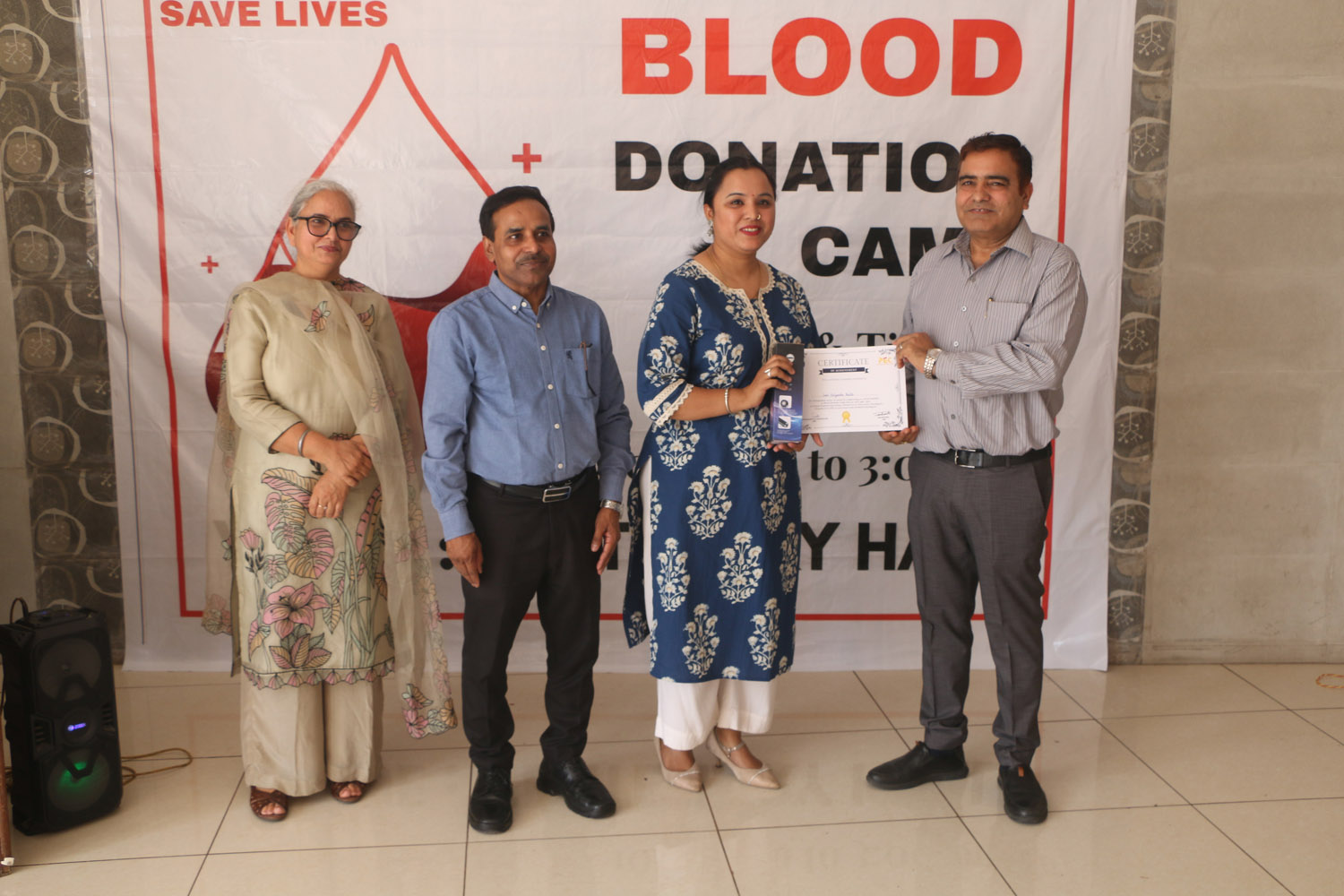 NSS PEC Organized Blood Donation Camp in Collaboration with PGIMER